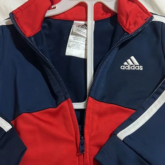 Adidas 2 piece color block tricot track set
2T - Picture 3 of 6